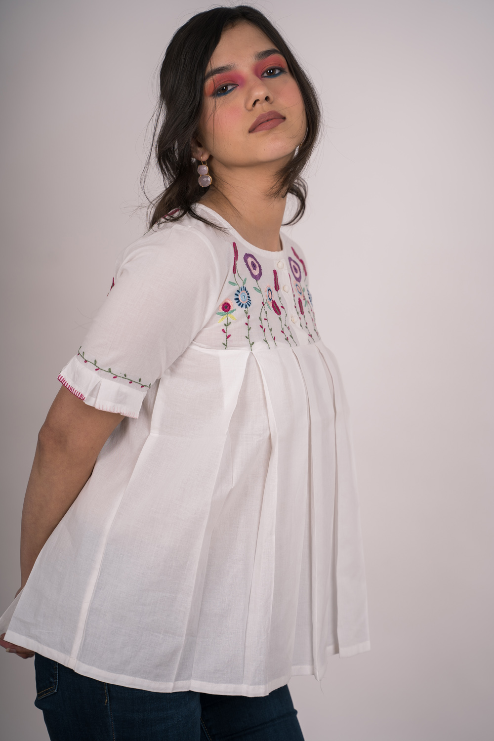Samaa Pure Cotton Top Buy Urmul Desert Crafts Samaa Pure Cotton Top Buy Urmul Desert Crafts