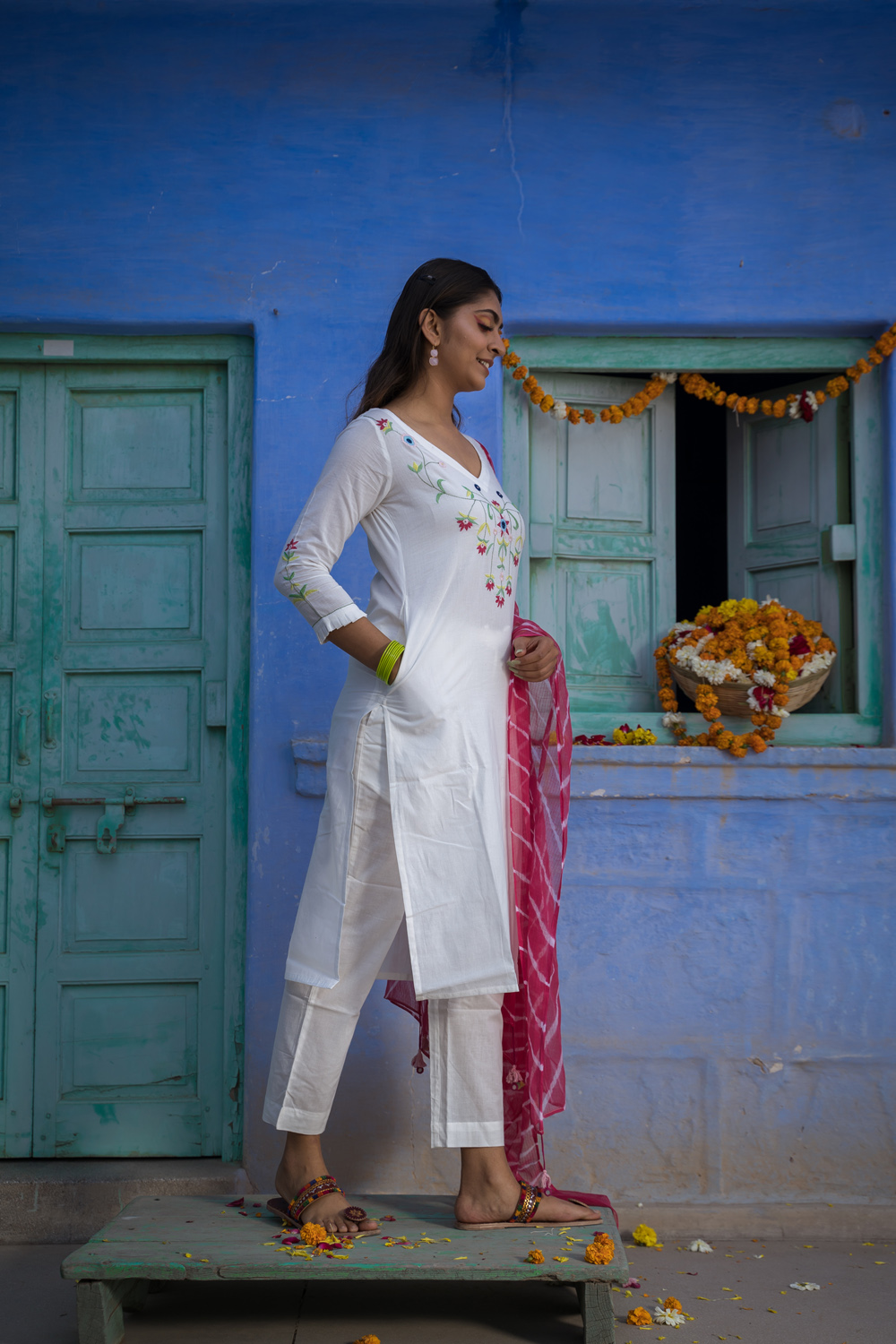 Khalq Pure Cotton Kurti set Buy Urmul Desert Crafts Khalq Pure Cotton Kurti set Buy Urmul Desert Crafts