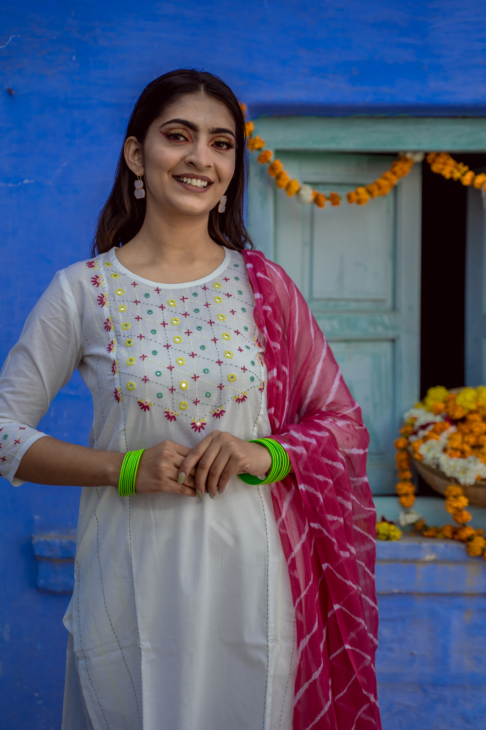 Najaat Pure Cotton kurta set Buy Urmul Desert Crafts Najaat Pure Cotton kurta set Buy Urmul Desert Crafts