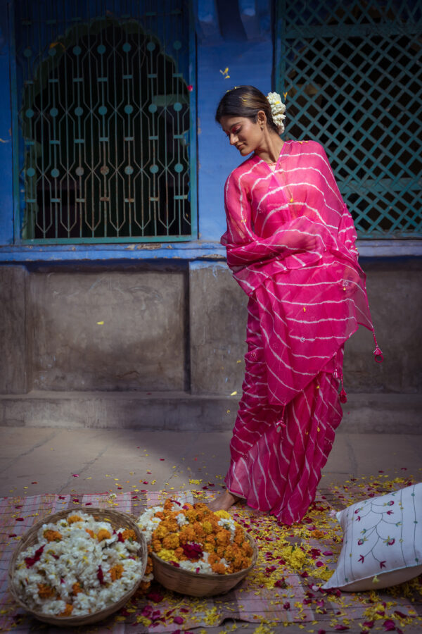 Chui Mui Pure Cotton Kotta Doriya Saree Buy Urmul Desert Crafts