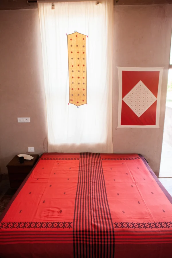 Lalima Extra Weft Double Bedsheet Buy Urmul Desert Crafts