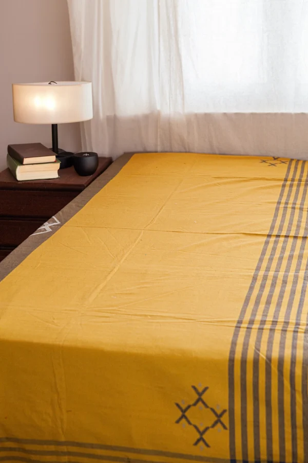 Laya Extra Weft Double Bedsheet Buy Urmul Desert Crafts