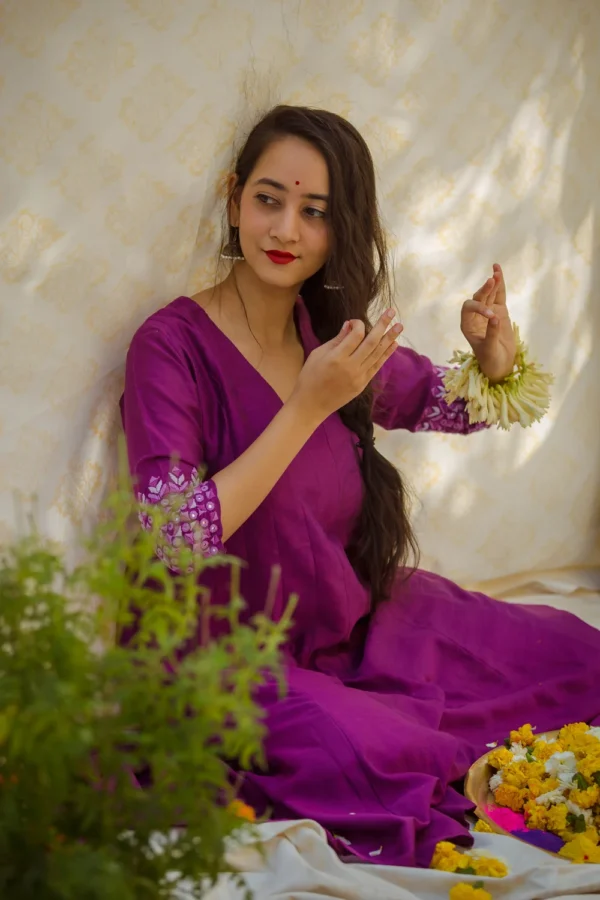 Kalki Sitara Kurti By Urmul Desert Crafts