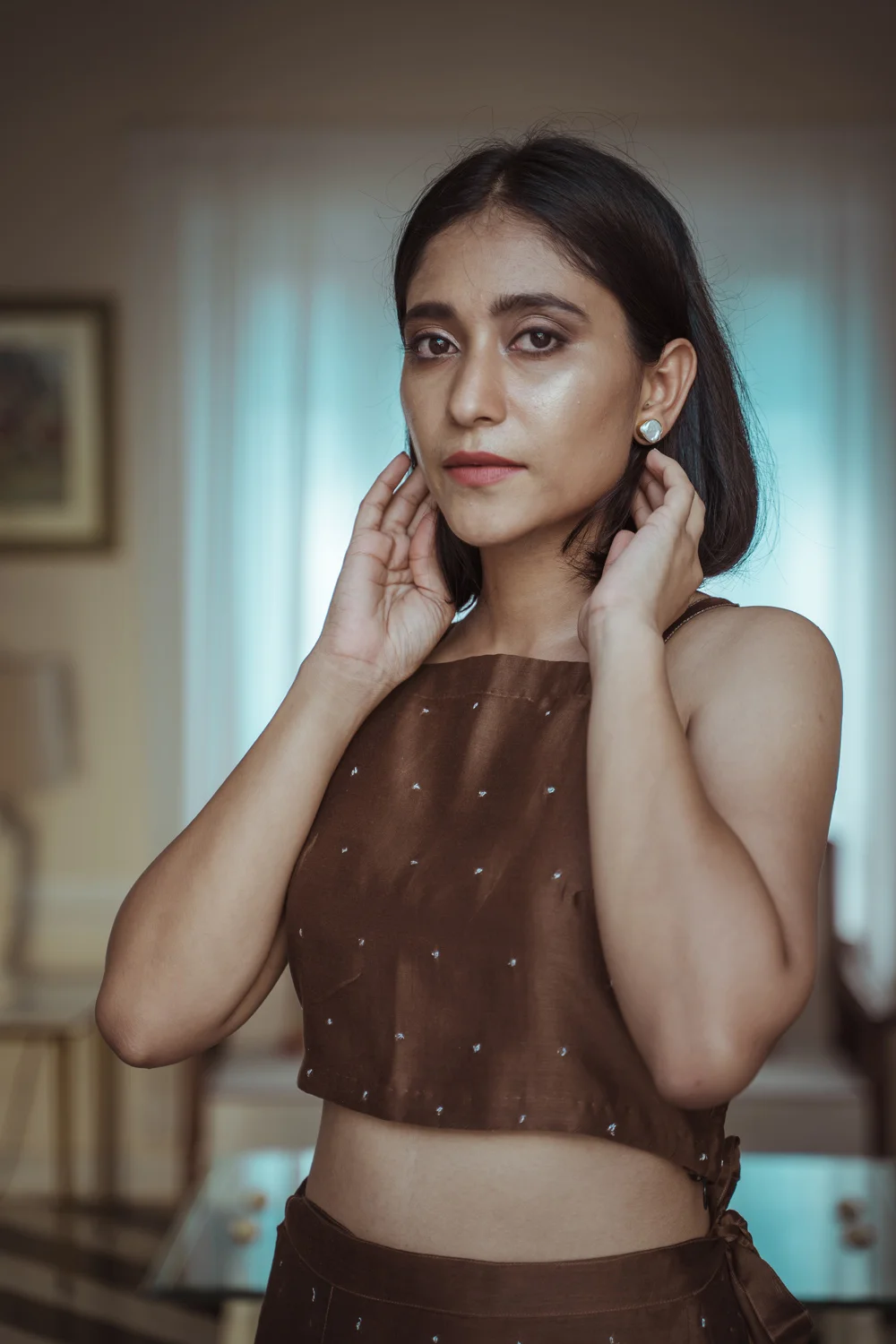 Amber Solasta chanderi skirt set Buy Urmul Desert Crafts Amber Solasta chanderi skirt set Buy Urmul Desert Crafts