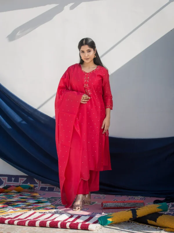 Aroos Festive Chanderi Kurti Buy Urmul Desert Crafts