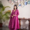 Cosmos Solasta chanderi kurta set Buy Urmul Desert Crafts