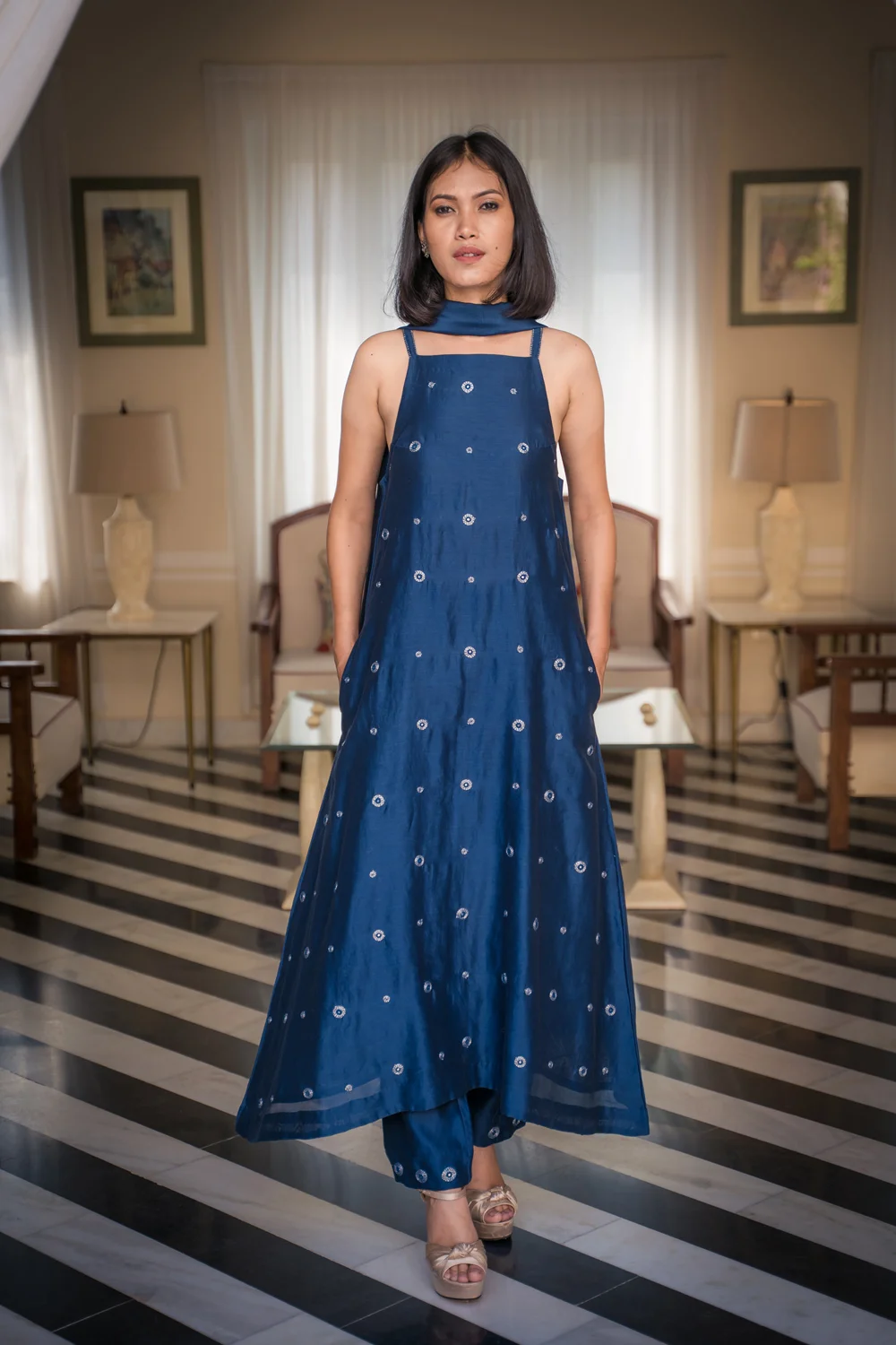 Moonflower Solasta Chanderi Kurti Buy Urmul Desert Crafts Moonflower Solasta Chanderi Kurti Buy Urmul Desert Crafts