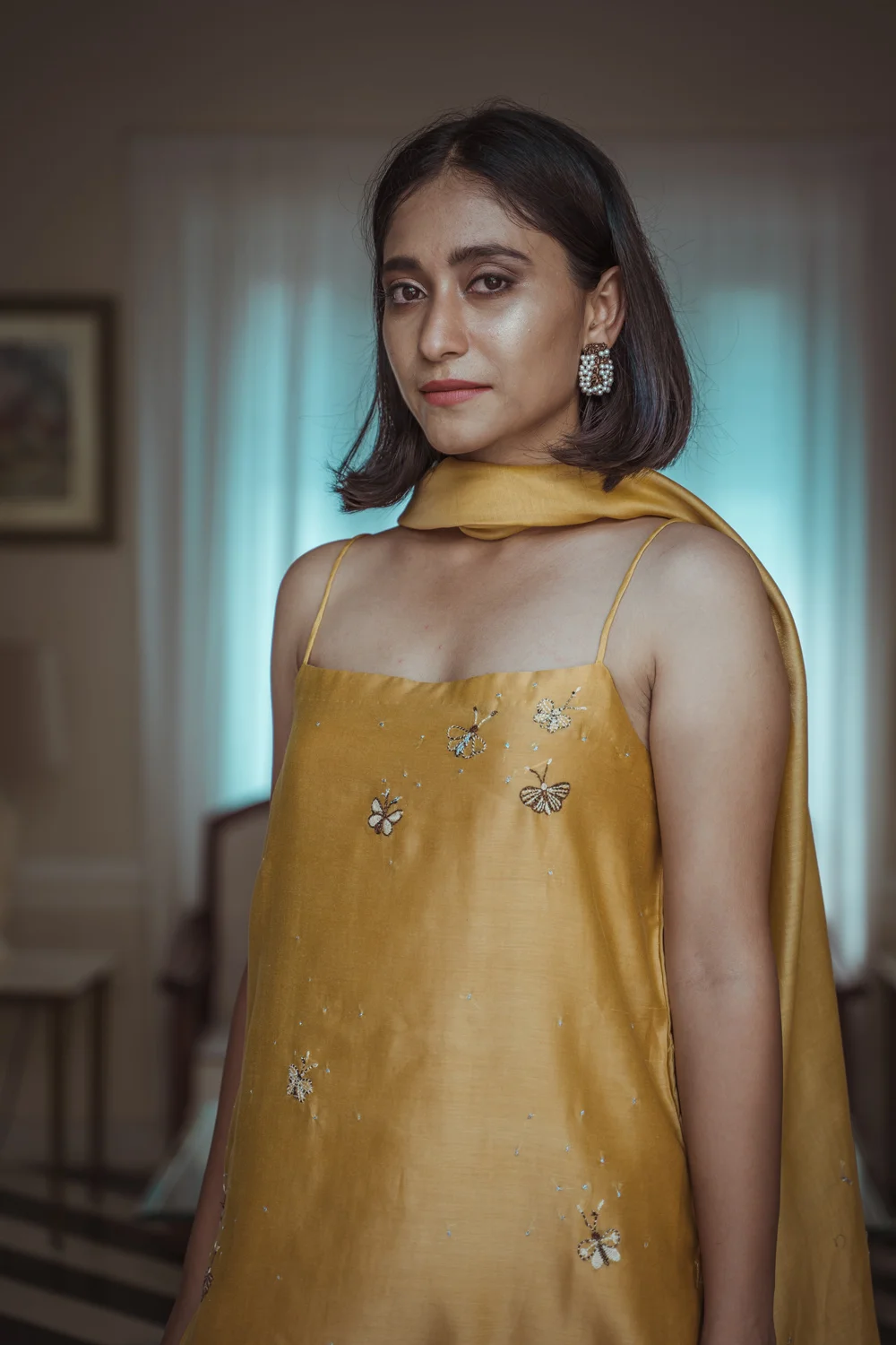 Ringlet Solasta chanderi kurta set Buy Urmul Desert Crafts Ringlet Solasta chanderi kurta set Buy Urmul Desert Crafts