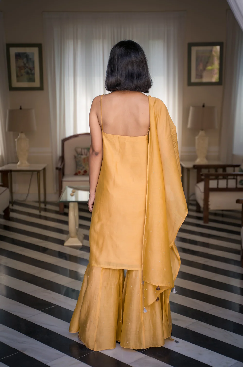 Ringlet Solasta chanderi kurta set Buy Urmul Desert Crafts Ringlet Solasta chanderi kurta set Buy Urmul Desert Crafts