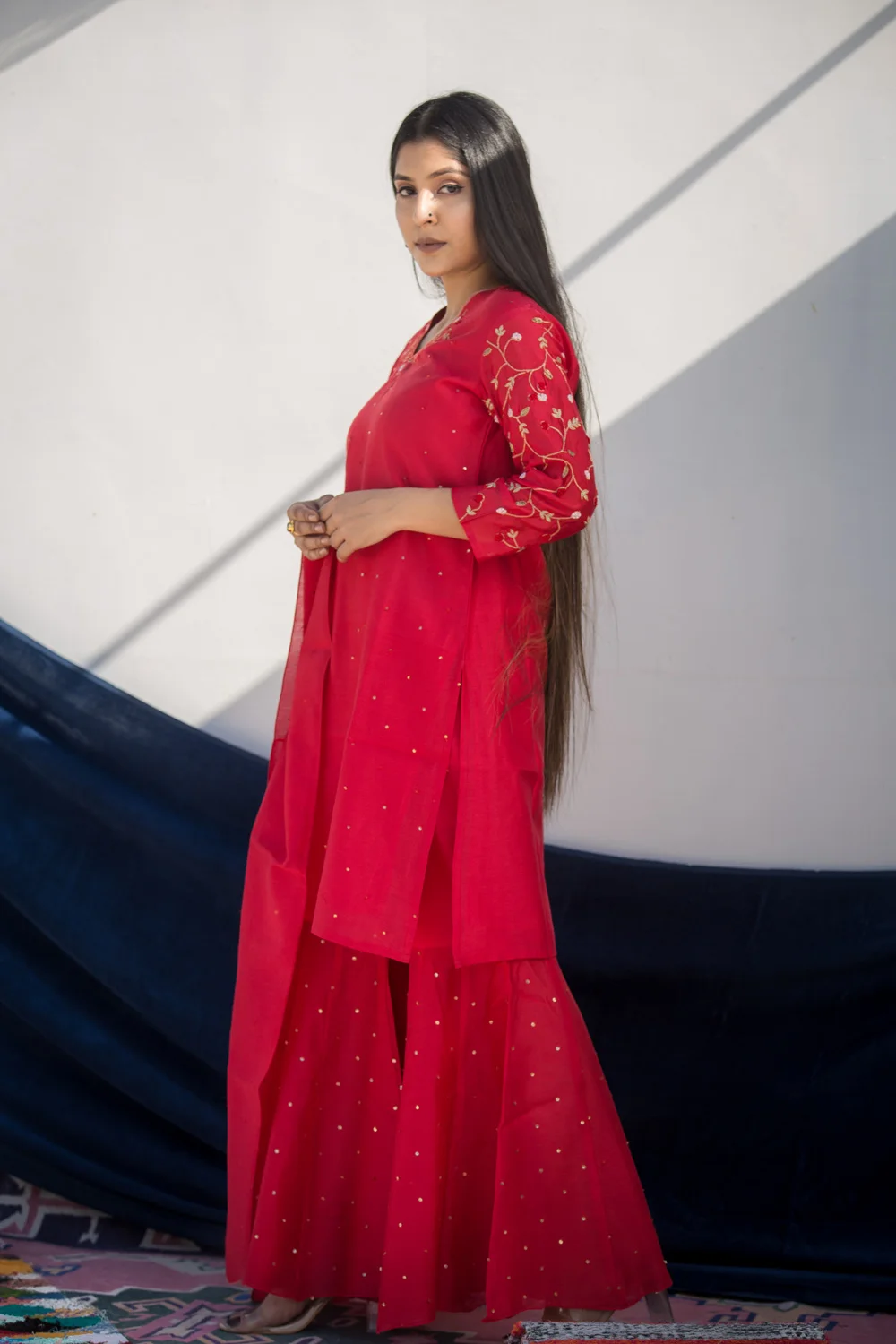 Saba Festive Chanderi Kurti Buy Urmul Desert Crafts Saba Festive Chanderi Kurti Buy Urmul Desert Crafts