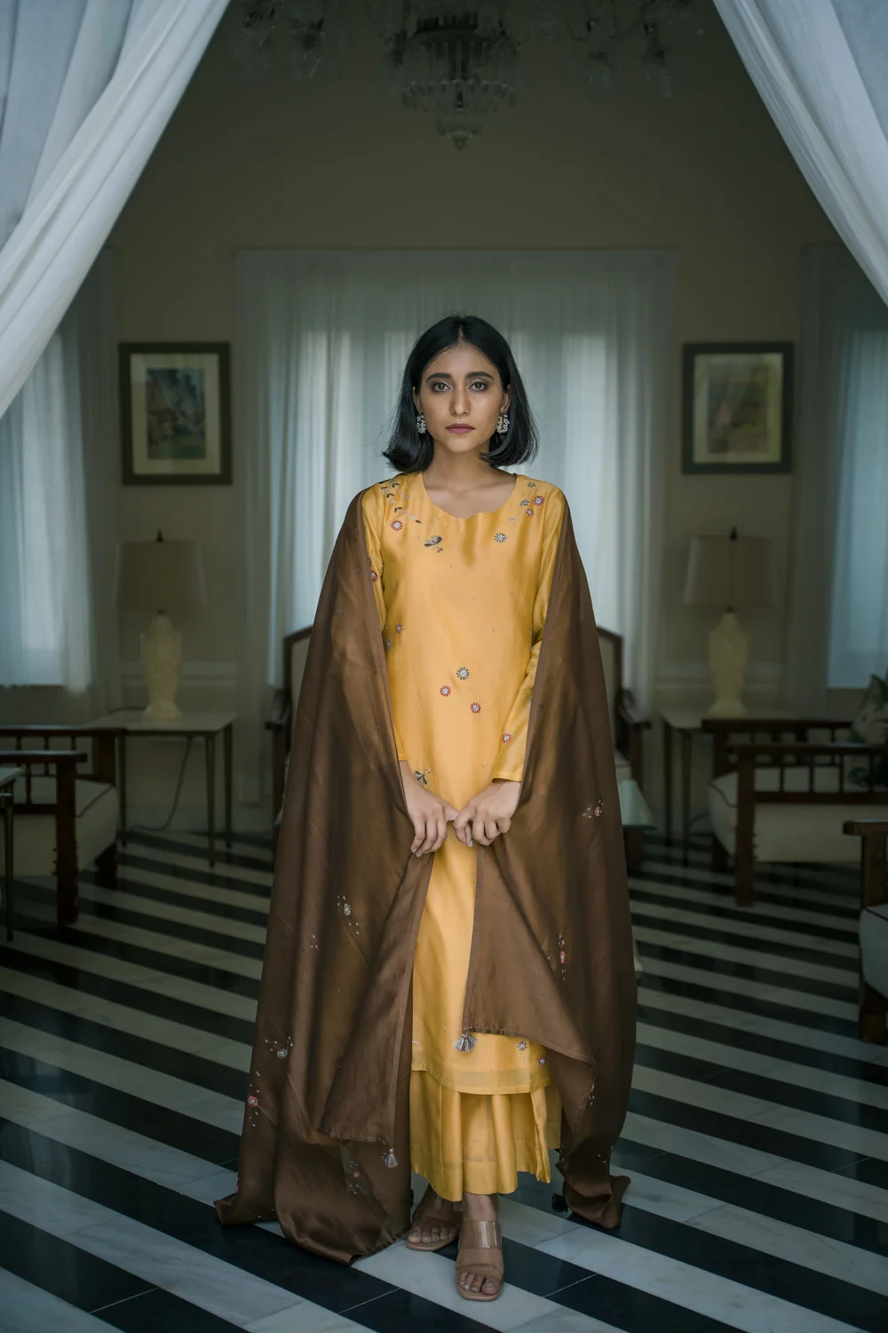 Susan Solasta chanderi kurta set Buy Urmul Desert Crafts Susan Solasta chanderi kurta set Buy Urmul Desert Crafts