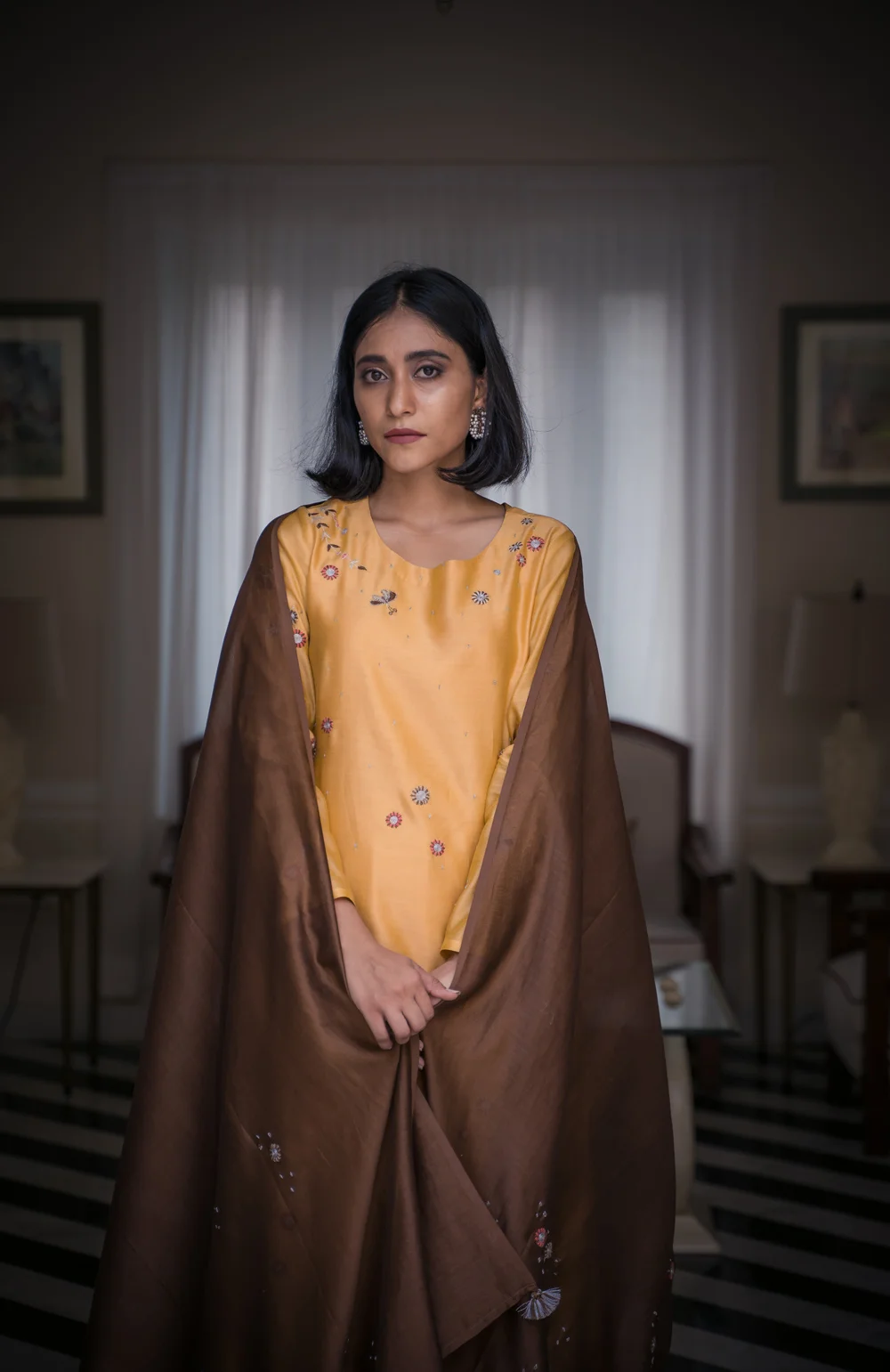 Susan Solasta chanderi kurta set Buy Urmul Desert Crafts Susan Solasta chanderi kurta set Buy Urmul Desert Crafts