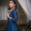 Valeria Solasta Chanderi wrap dress Buy Urmul Desert Crafts