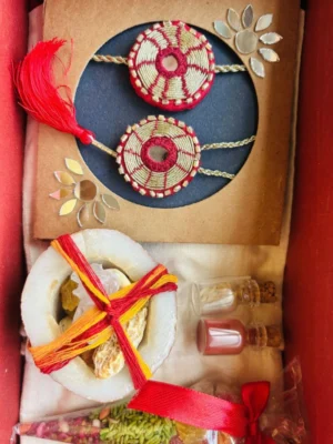 Bhaiya, Bhabhi Rakhi Box Hamper