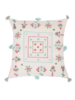 Sadarsh White Cushion Cover